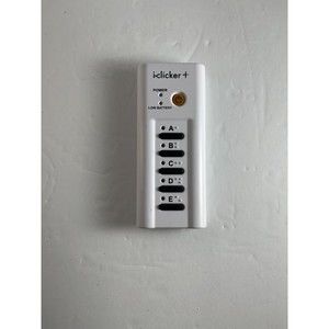 iClicker Plus RLR15 White Wireless Classroom Response System Remote Control